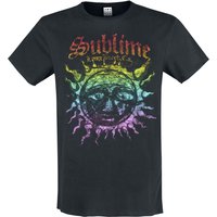 Sublime T-Shirt Amplified Collection Ombre Sun S to 3XL for Men black