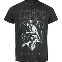 AC/DC T-Shirt Bonfire S to 4XL for Men grey