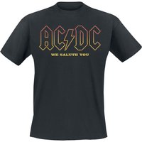 AC/DC T-Shirt About To Rock Salute S to 4XL for Men black