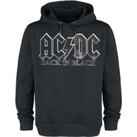 AC/DC Hooded sweater Amplified Collection Back In Black XS to 3XL for Men black