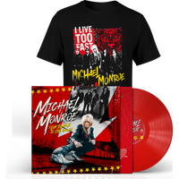 Michael Monroe - I Live Too Fast to Die Young Red Vinyl & T-Shirt