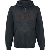 Amon Amarth Hooded zip Viking Horde M to 4XL for Men black