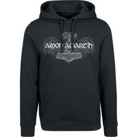 Amon Amarth Hooded sweater Viking Horses M to XXL for Men black