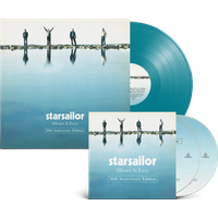 Starsailor - Silence Is Easy (20th Anniversary Edition) Deluxe 2CD + Aqua Blue Vinyl + Signed Print