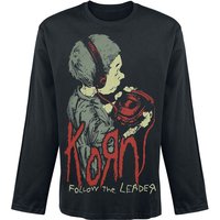 Korn Long-sleeve Shirt Walkman S to XXL for Men black