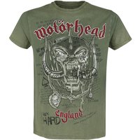Motörhead T-Shirt Quotes S to XXL for Men khaki