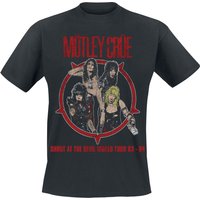 Mötley Crüe T-Shirt SATD Tracklist L to XL for Men black