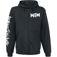 Motionless In White Hooded zip Logo S to XXL for Men black