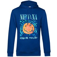 Nirvana Hooded sweater Abstract Water S to XXL for Men blue