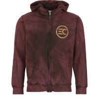 Electric Callboy Hooded zip All Night Long S to XXL for Men rust