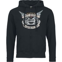 Five Finger Death Punch Hooded zip Winged Knuckles S to XL for Men black
