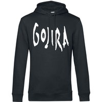 Gojira Hooded sweater Woodblock Whales S to XXL for Men black
