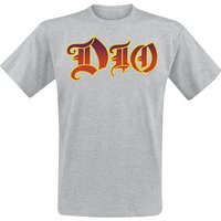 Dio T-Shirt Logo S to XXL for Men grey