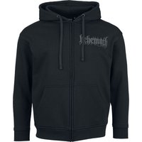Behemoth Hooded zip Logo S to XXL for Men black
